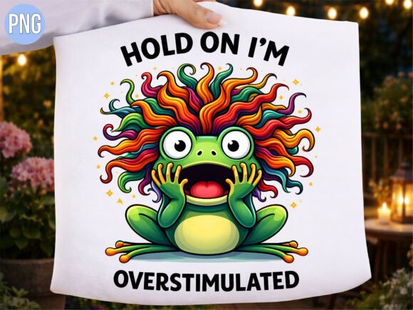 Download Hold on I Am Overstimulated Frog PNG - Premium Resources