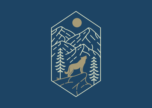Download Wolf Barking at Full Moon in the Forest - Premium Resources