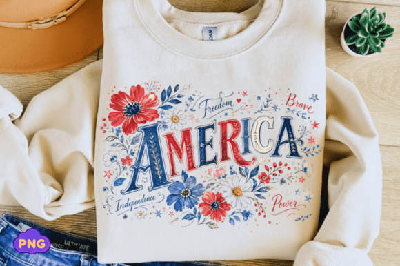 Download Independence Day PNG, America Floral Png - Independence day Collection